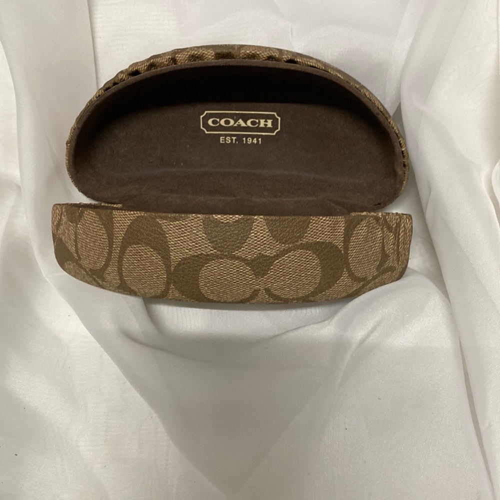 Coach eyeglass case